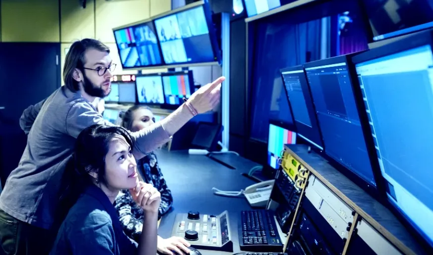 Photo of Control room staff