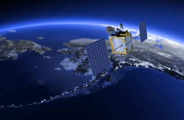 Eutelsat First Generation (Gen 1) OneWeb LEO satellite in space