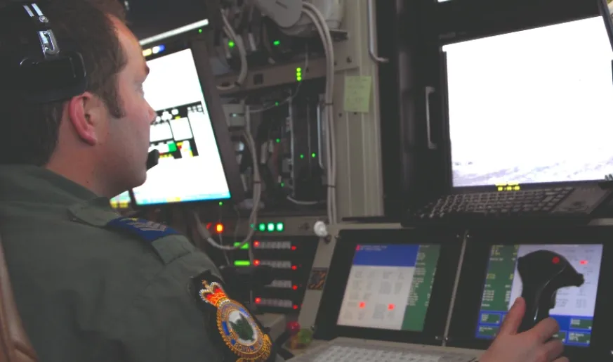 Photo of a reaper pilot