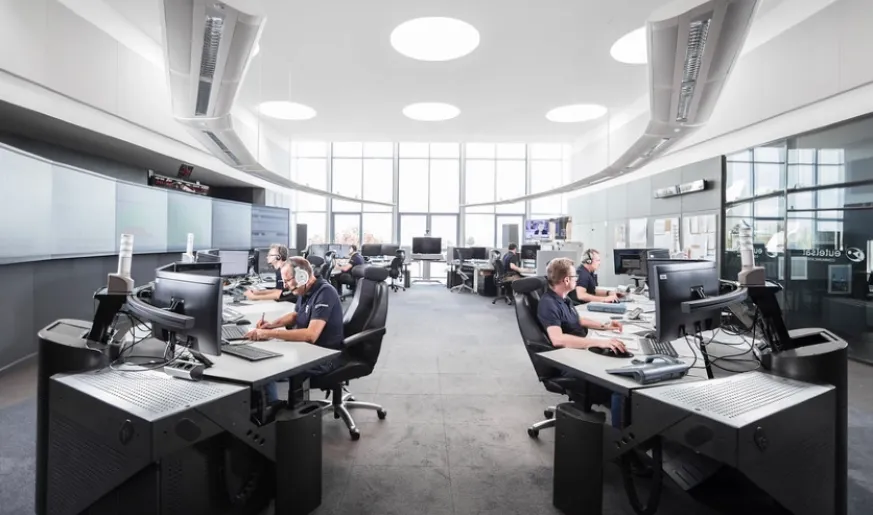 Photo of control center