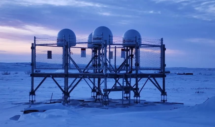 Photo of equipment for backhaul transmission