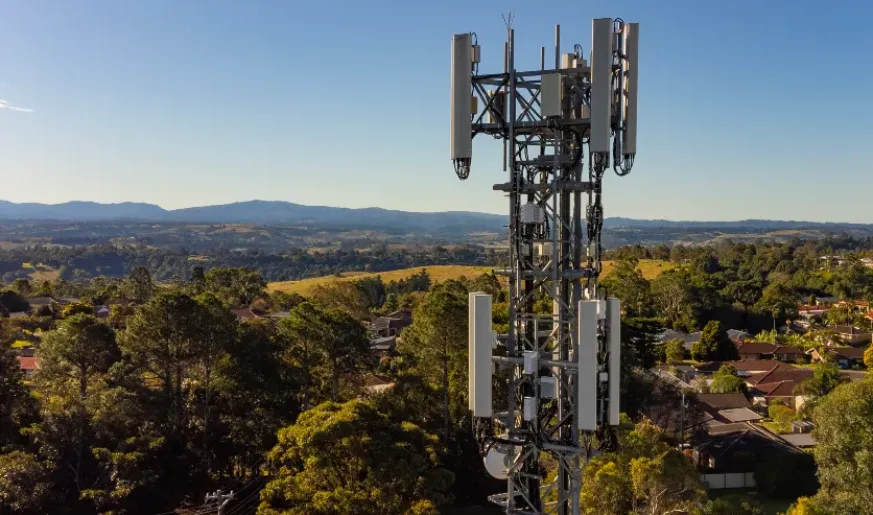 Photo of a cellular tower