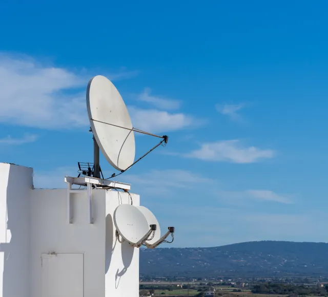 Photography of a DTH Hero Satellite Dish