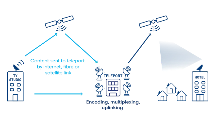 Infographic image for video distribution on managed platforms