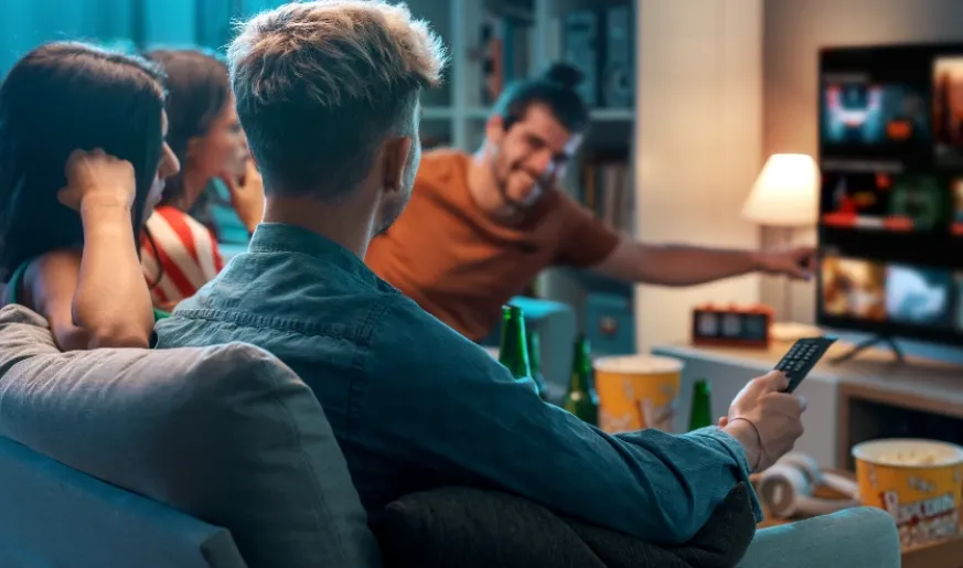 Photo of Friends watching TV
